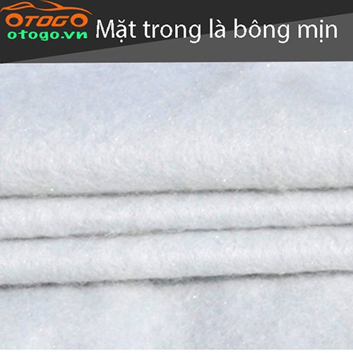 (size 2M ) Bạt Che Phủ Xe Kia Morning Cao Cấp (Loại 3 lớp)