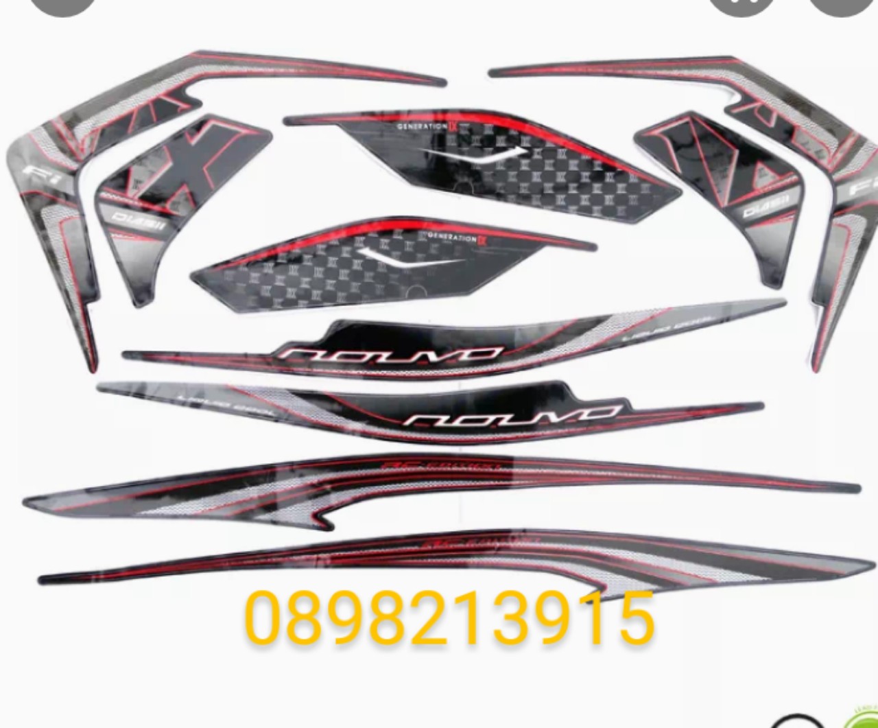 BỘ TEM XE NOUVO 5 CÁC MÀU LỰA CHỌN