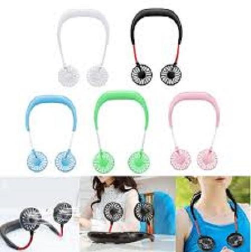 Quạt đeo cổ sạc USB tiện lợi