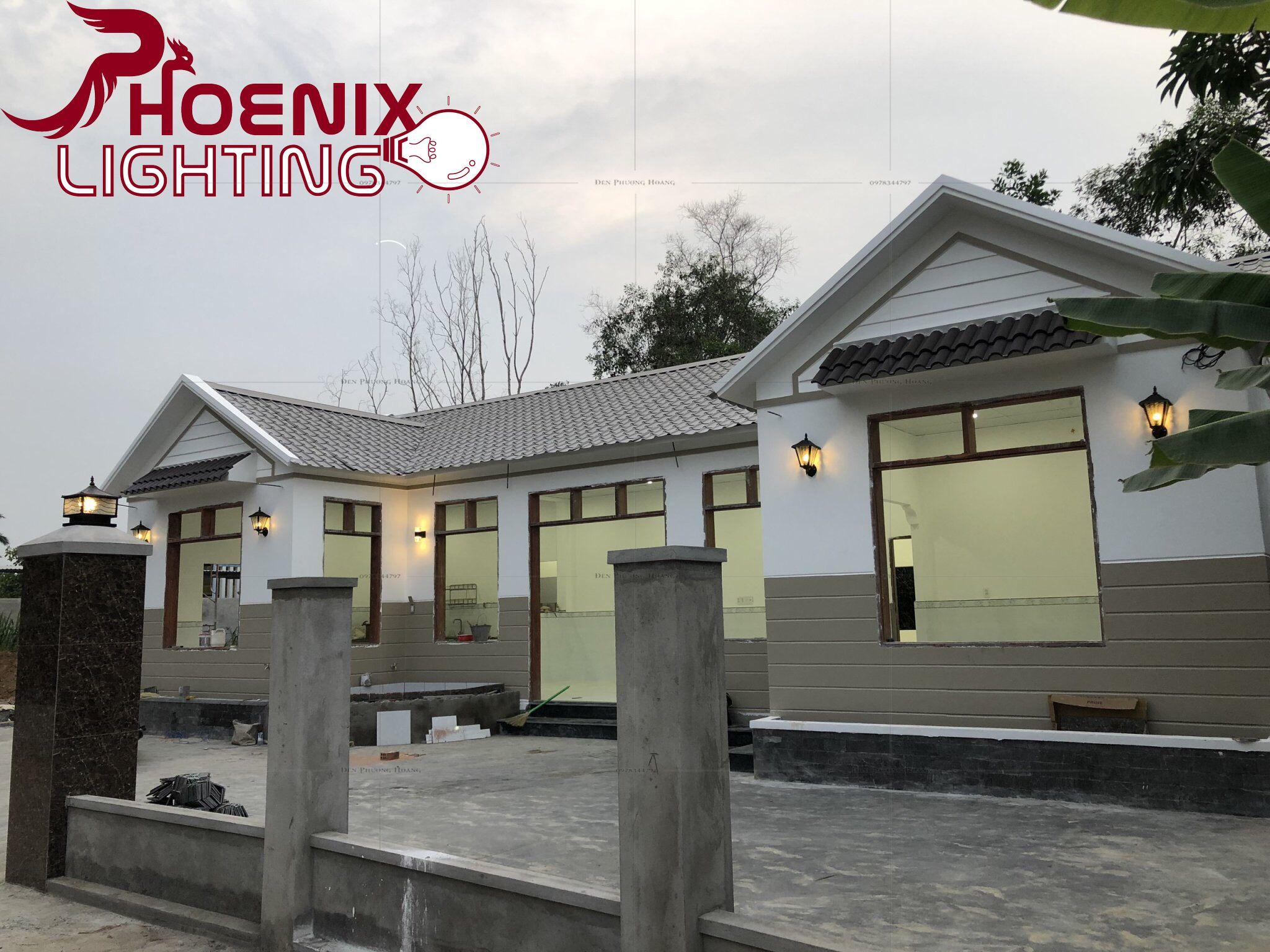 Đèn trụ cổng Nhôm Đúc D200 PH6055