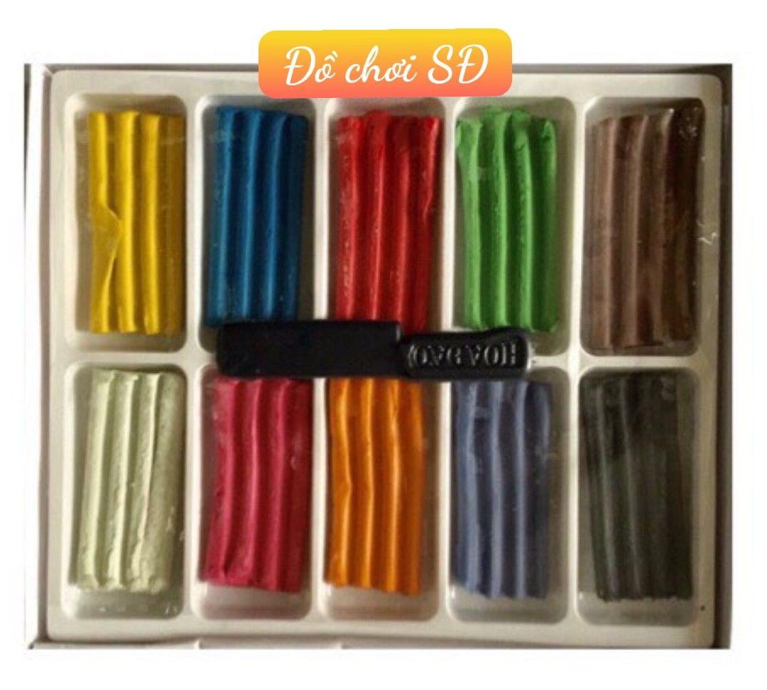 Hộp đất sét/ đất nặn việt nam 10 màu