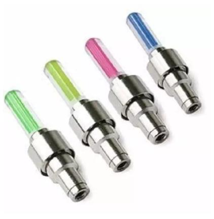 [HCM]Bộ 2 đèn led gắn van bánh xe đạp