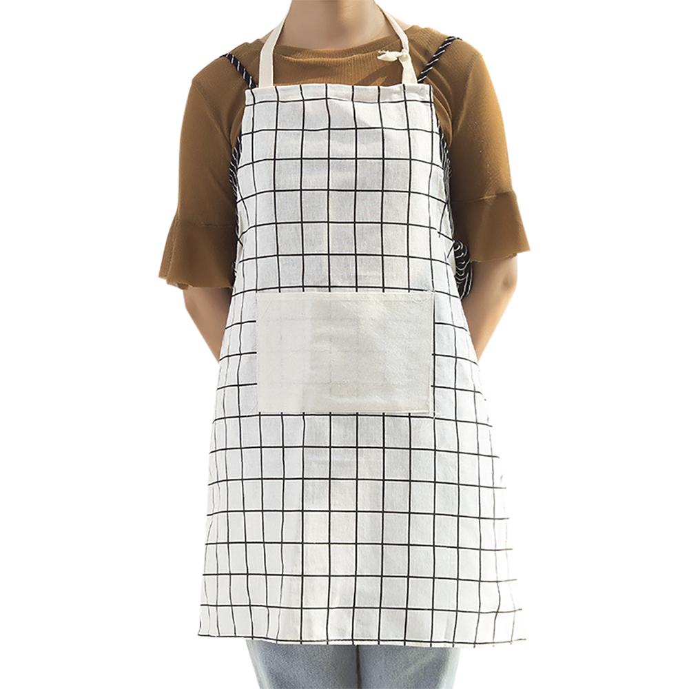 Baking Dress Cooking Accessories Cotton Cloth Pinafore Adjustable For Home Restaurant Kitchen Apron Gadgets
