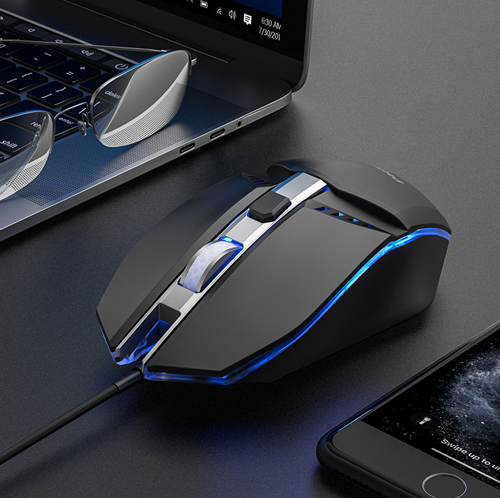 Chuột gaming Philips G401, 1600dpi, chuột có dây gaming.