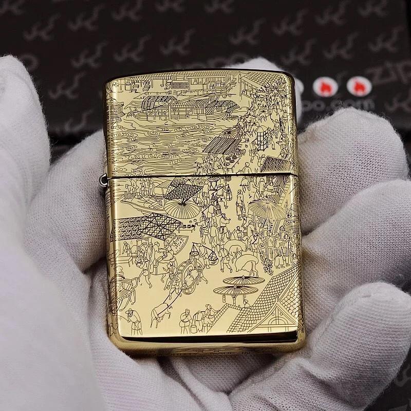 [HCM]Bật Lửa Zippo Chủ Đề Tết Thanh Minh Khắc 5 Mặt