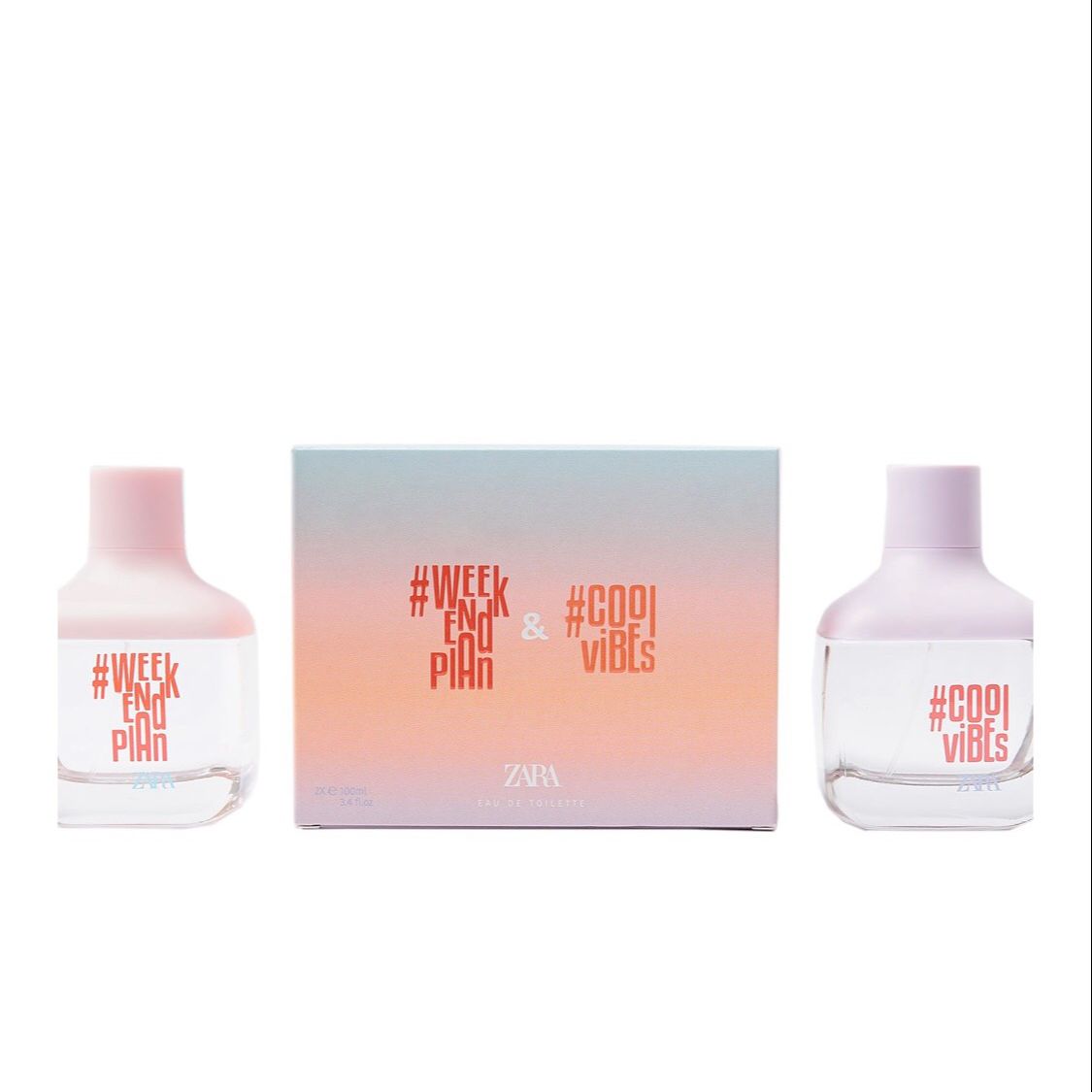 [HCM]SET NƯỚC HOA CHO BÉ GÁI ZARA  WEEKEND PLAN + COOL VIBES EDT 100 ML (3.4 FL. OZ)