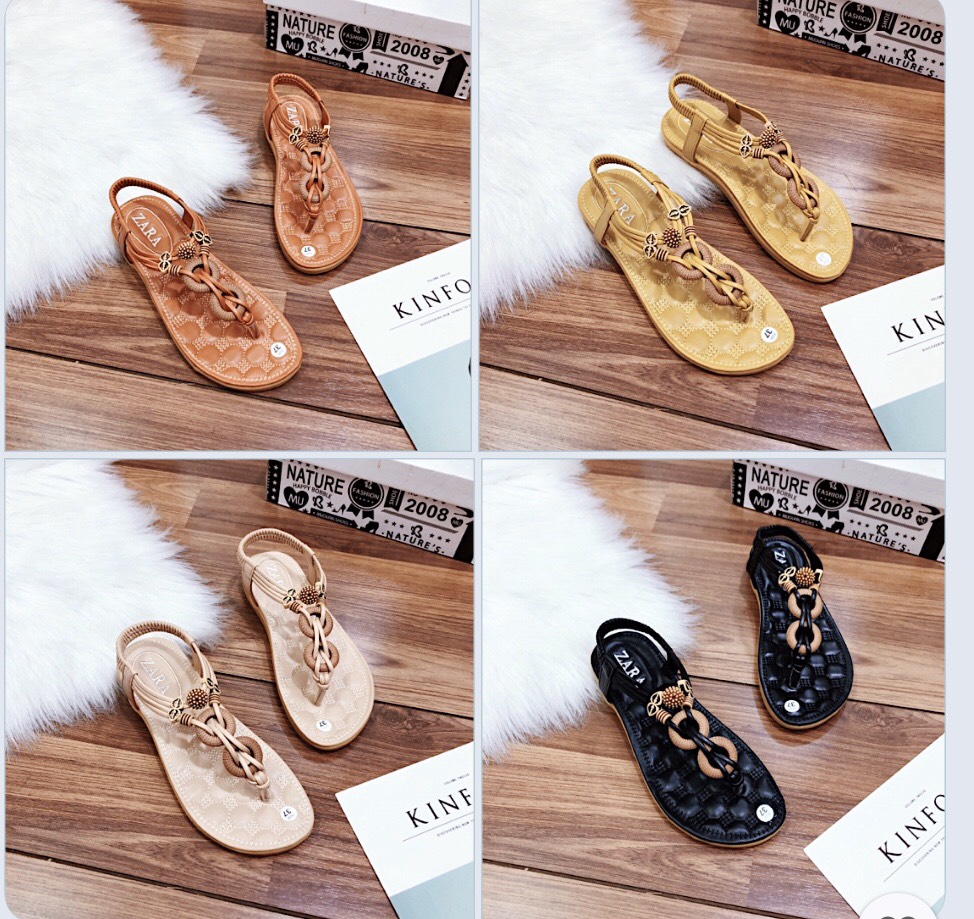 Giày sandal quai kẹp vòng khoá siêu xịn Z15
