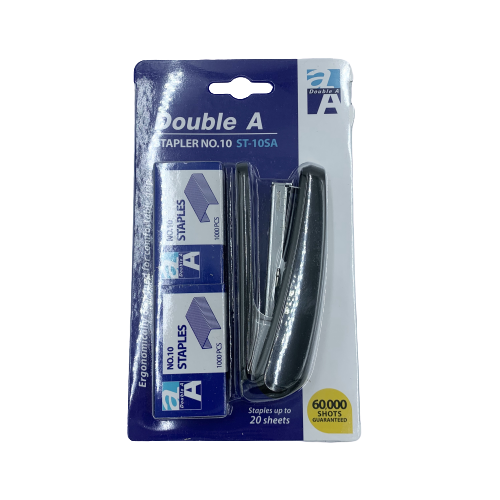 Double A Vỉ Dập Ghim Số 10 (1 Dập Ghim Số 10 + 2 Đinh Ghim Số 10)