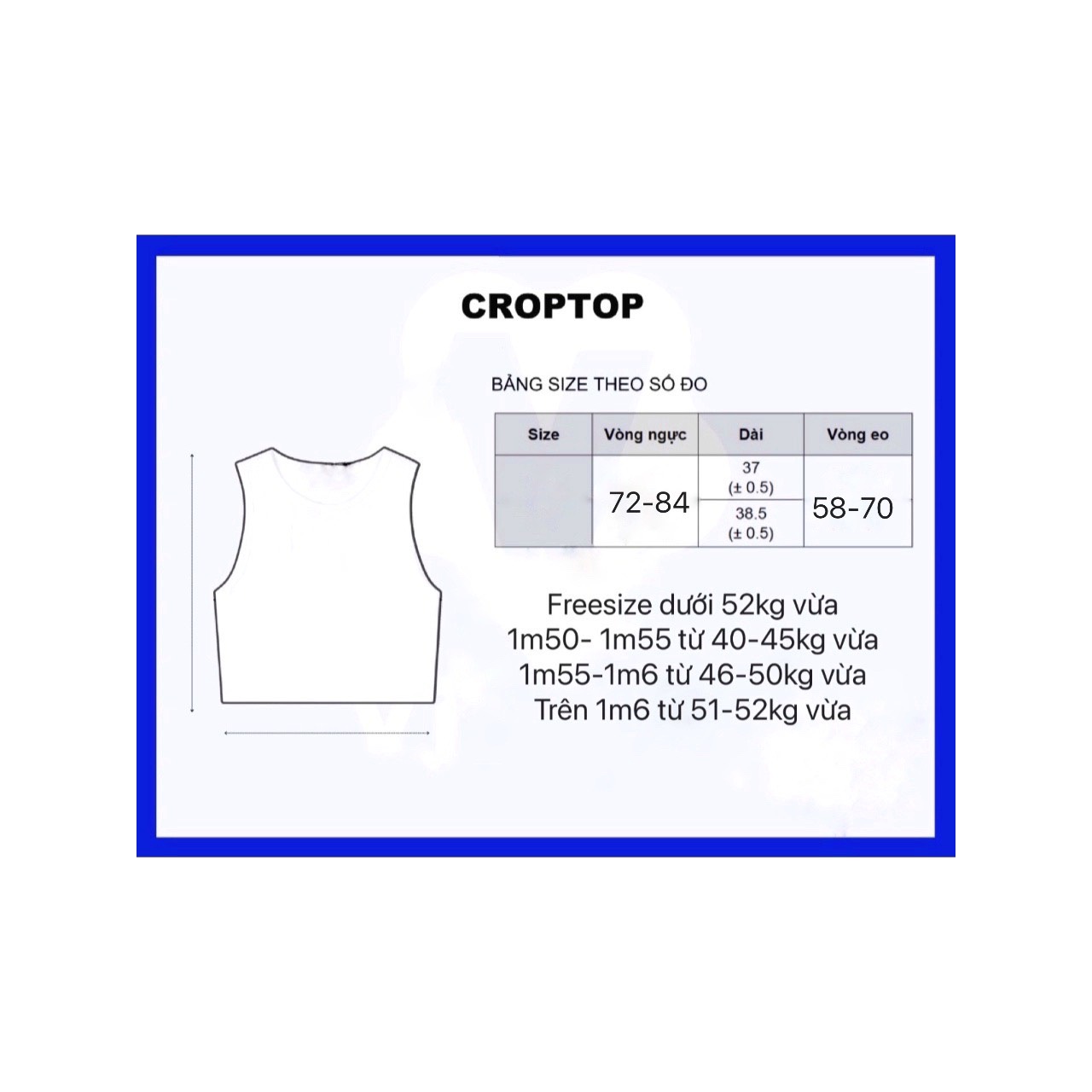 Áo thun croptop cổ vuông tay ngắn basic