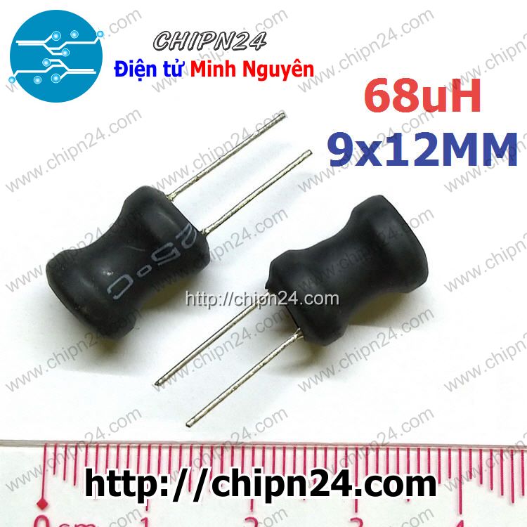 Cuộn cảm 9x12mm 68uh 0912
