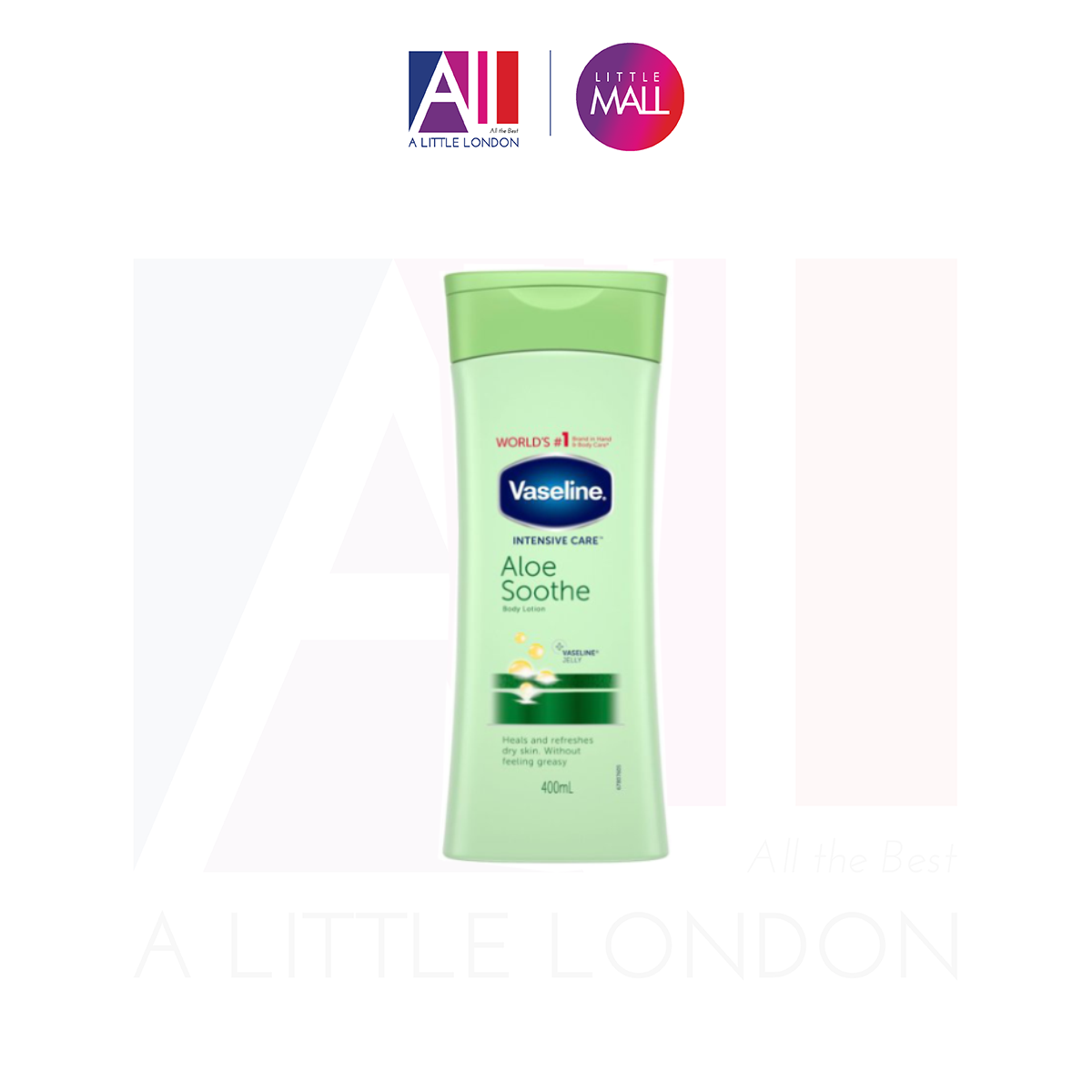 Dưỡng thể Vaseline Intensive Care 400ml (Bill Anh)