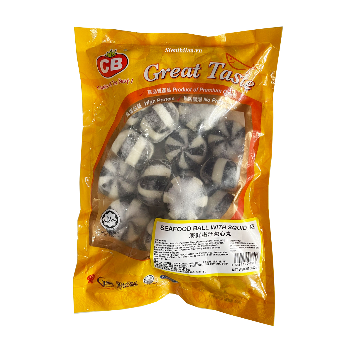 [Samy Food] [HCM SHIP 2H] Sao Biển Vị Túi Mực CB Malaysia 500g