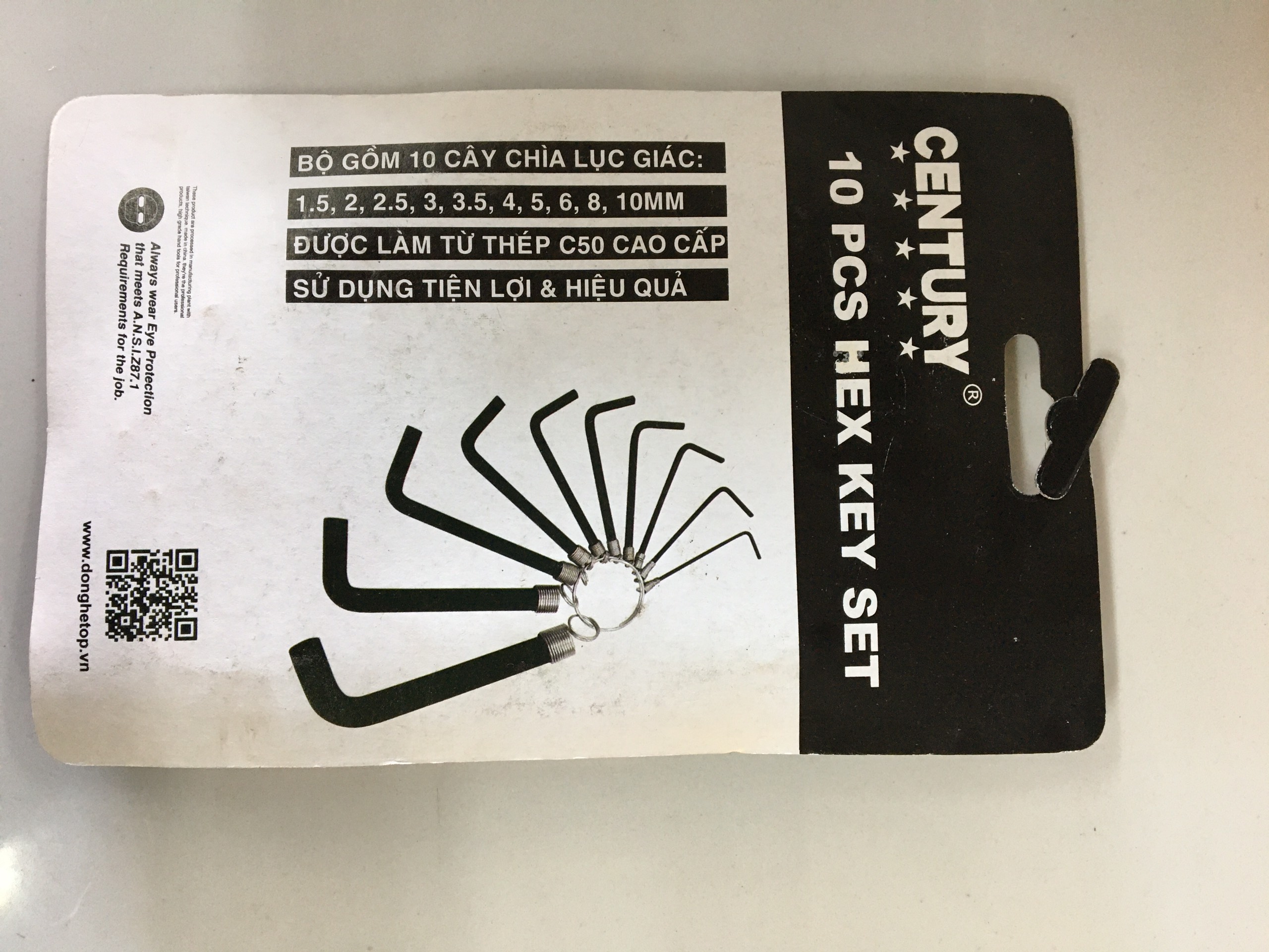 Bộ lục giác Century 8 cây , 10 cây 9( vĩ sò)