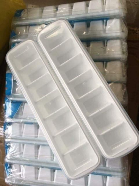 set 2 khay làm đá có nắp