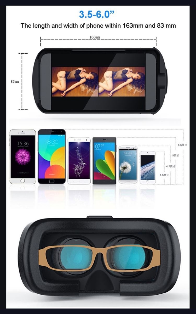 Kính xem phim 3D VR BOX thế hệ 2