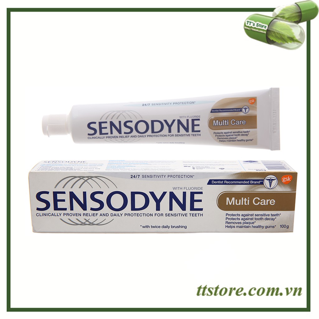 [HCM]Kem đánh răng Sensodyne Multi Care 100g