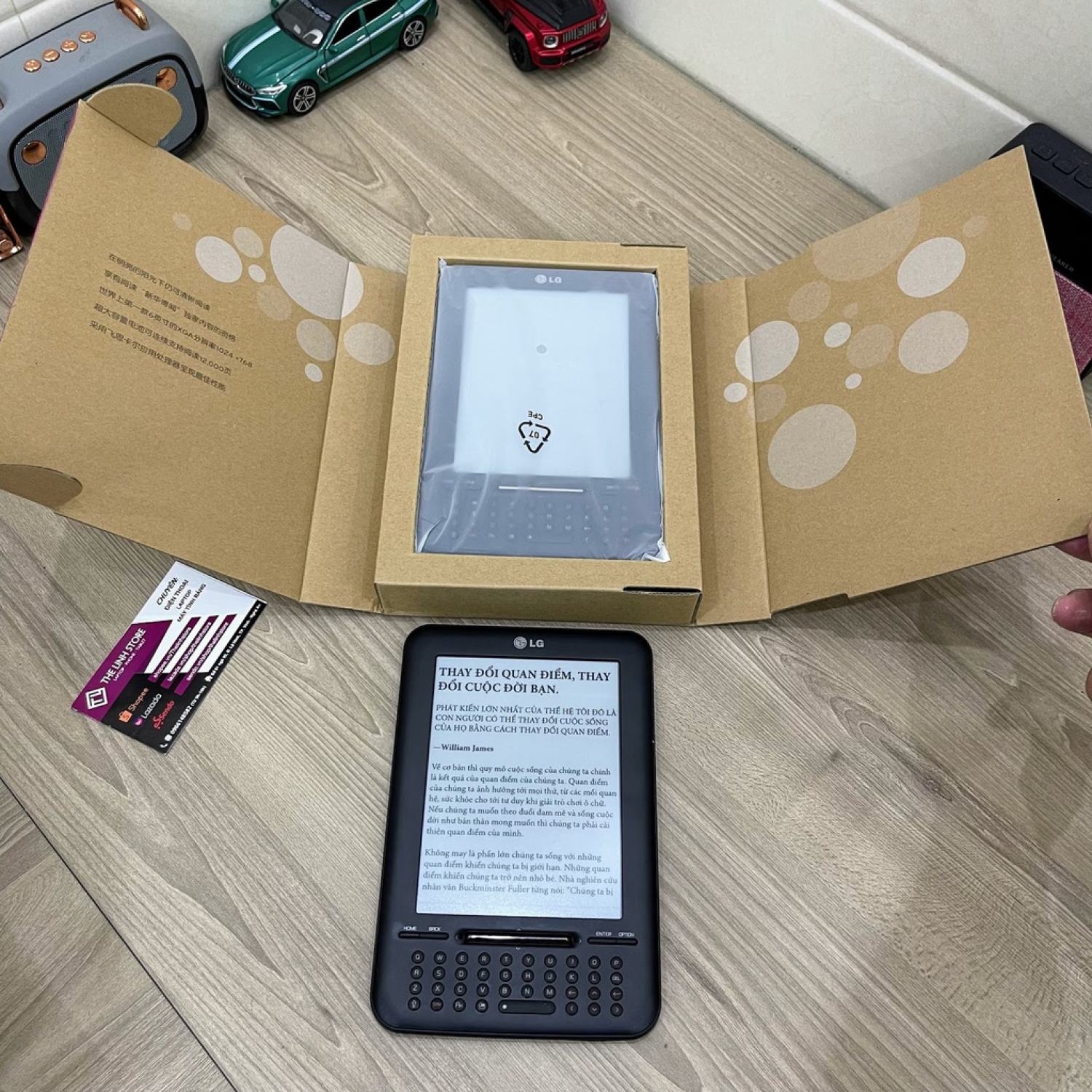 Máy đọc sách LG R6020BQ màn 6 inch - Mới 100 nguyên hộp - MixASale