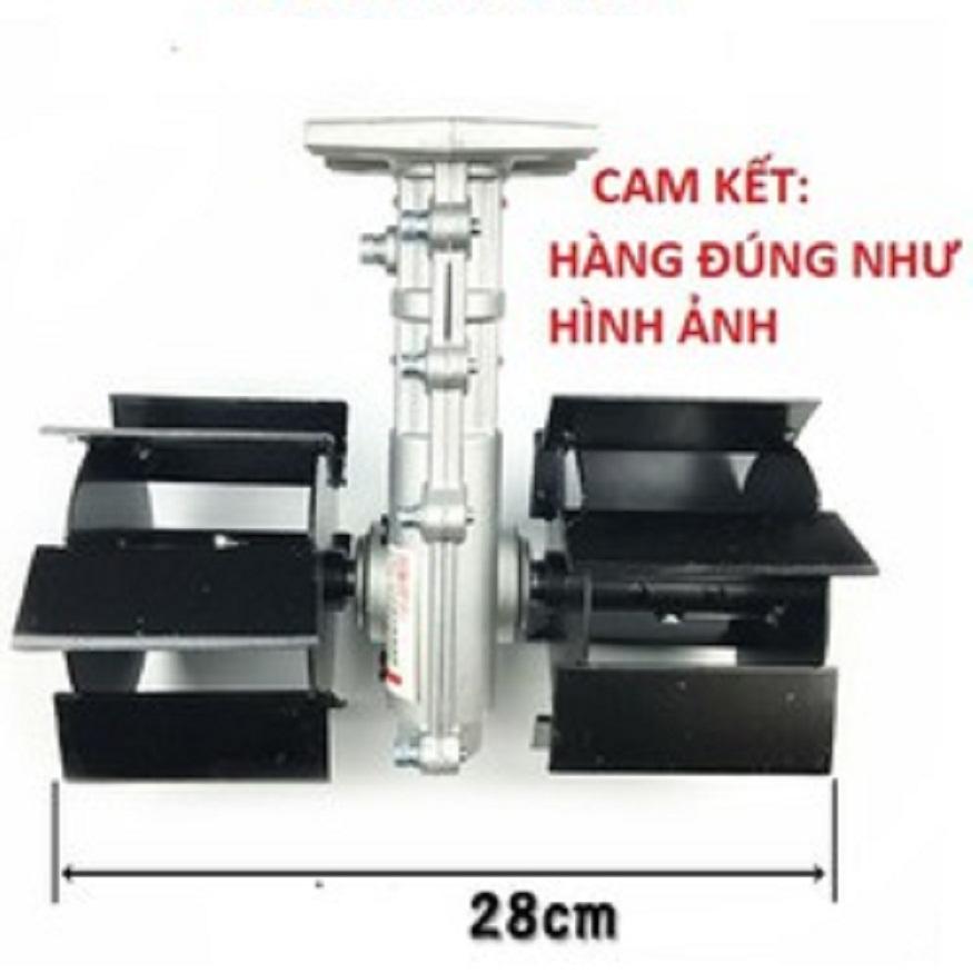 đầu xới đất lắp cho máy cắt cỏ ty 9 khía cần 26mm và 28mm