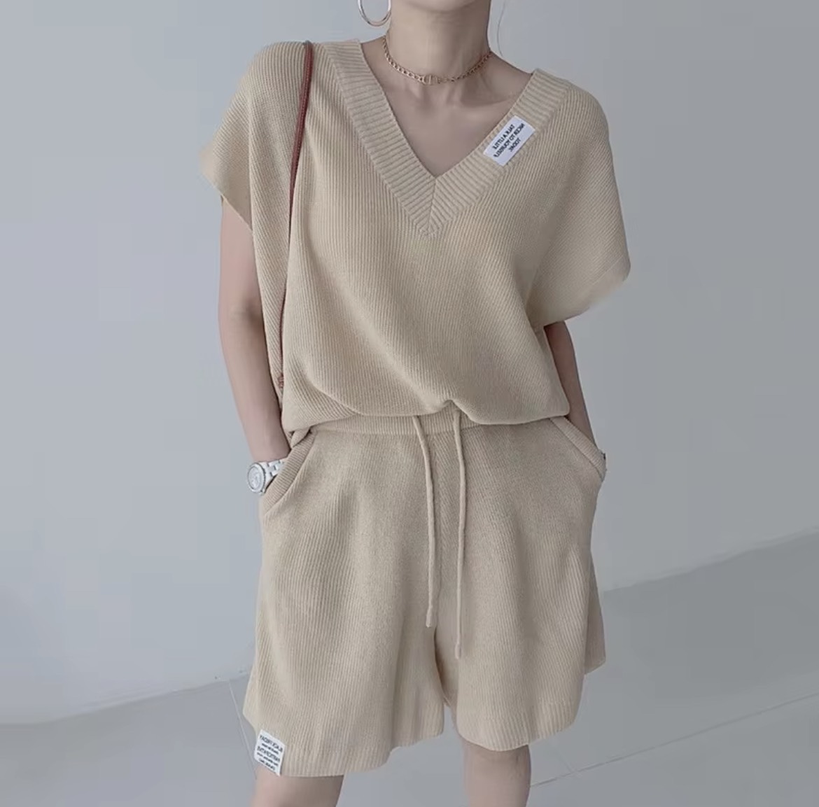 Set áo + quần len thụng cá tính 420k