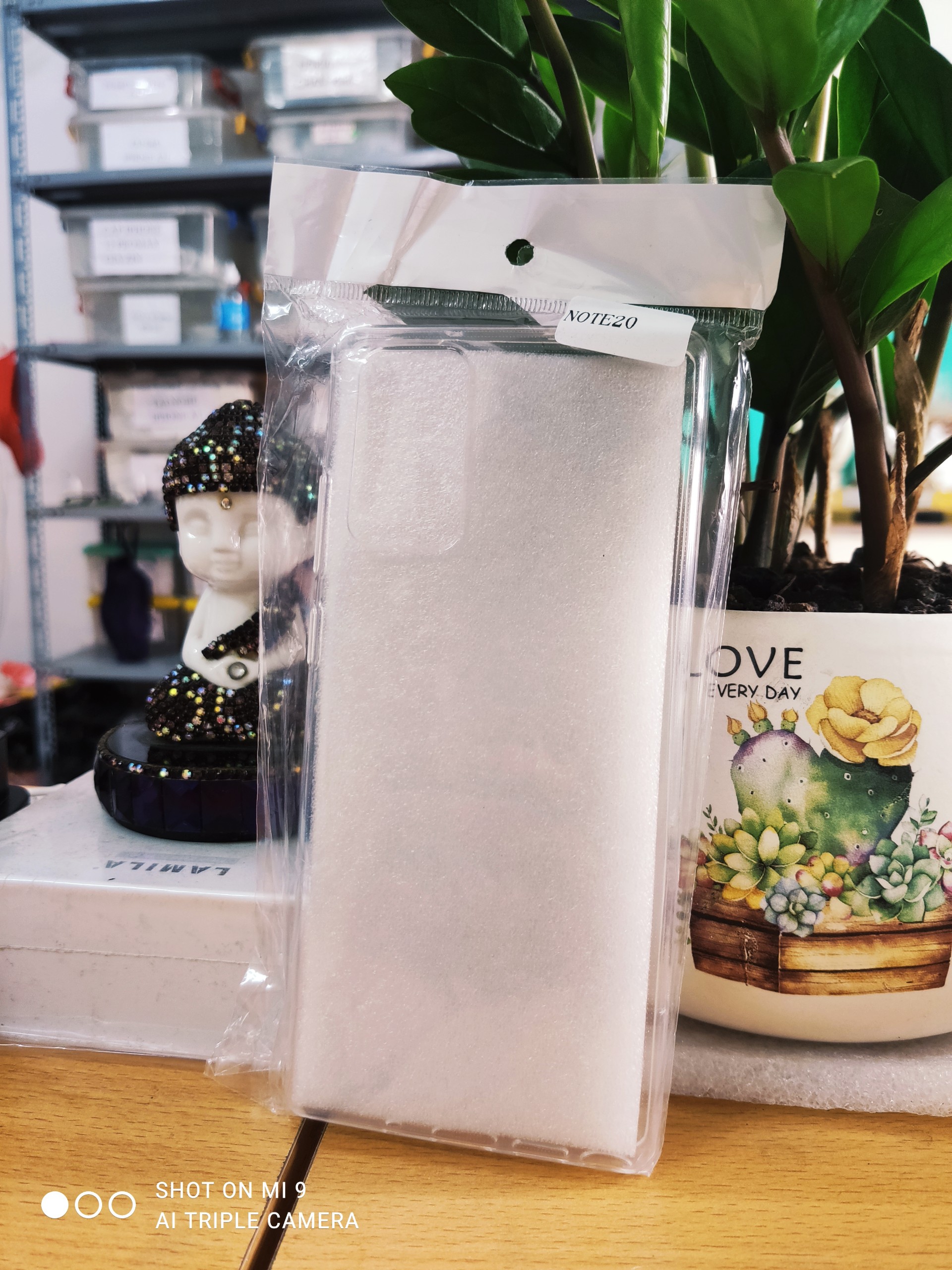 Ốp silicon dẻo trong suốt Galaxy Note 20