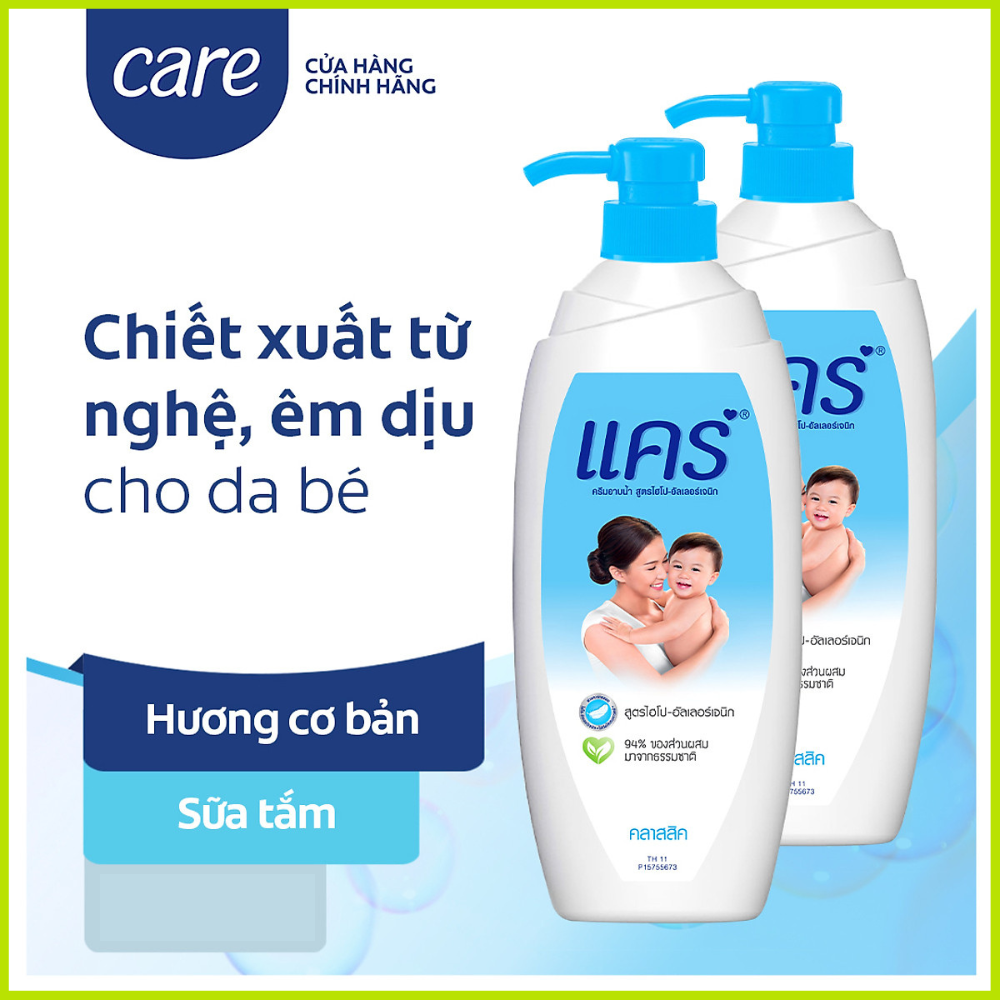 Sữa tắm trẻ em Care 500ml - Sữa tắm cho bé Colgate Palmolive chiết xuất tự