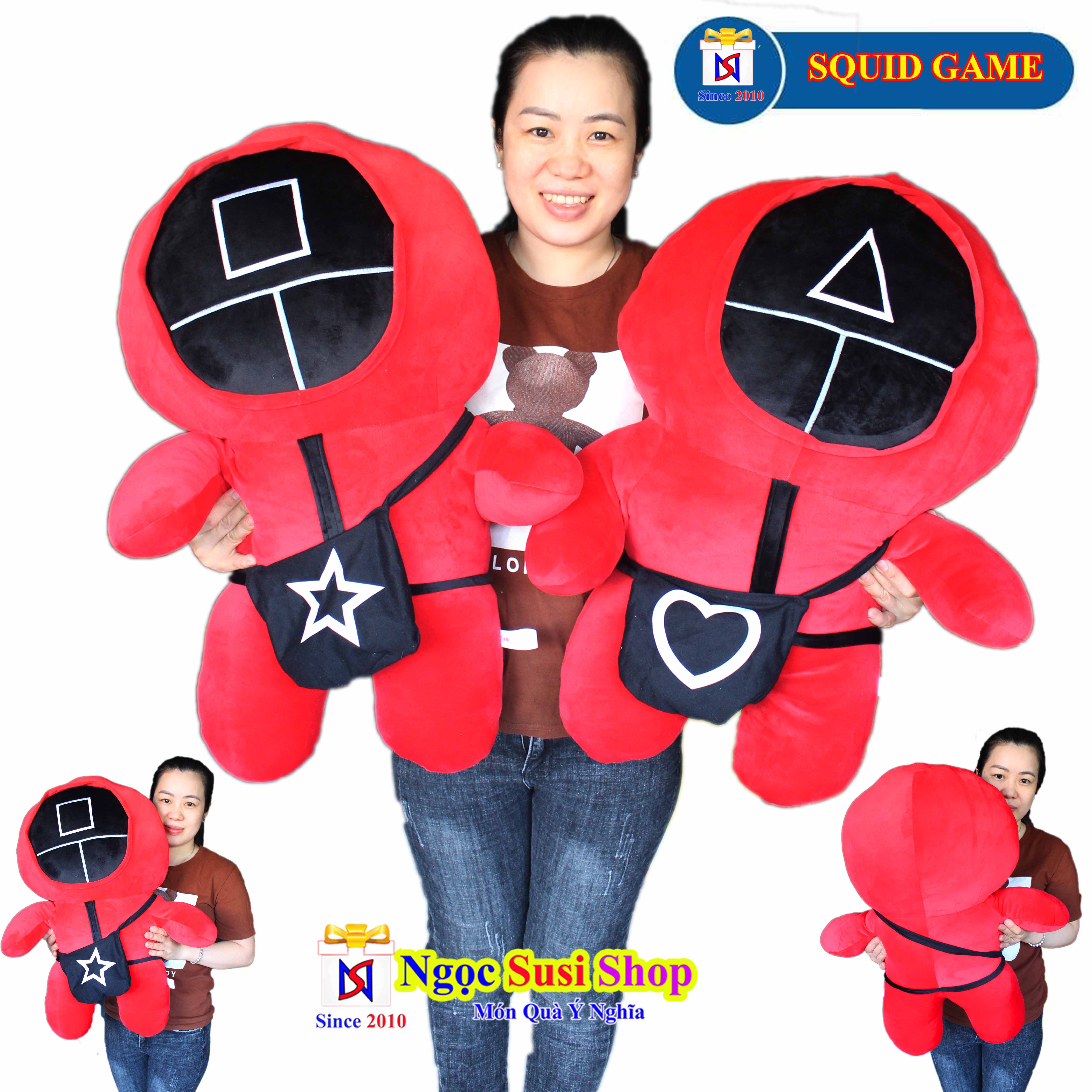 [FREESHIP MAX] GẤU BÔNG TRÒ CHƠI CON MỰC SQUID GAME [ SIÊU HOT]