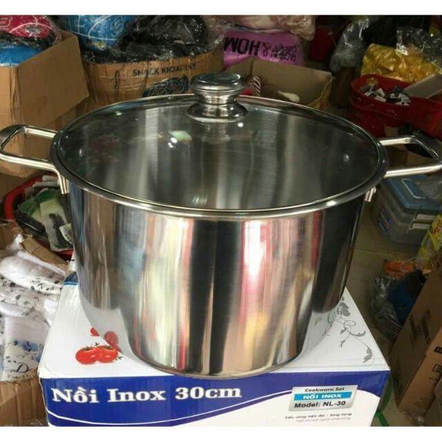 Nồi luộc gà inox đường kính 30cm