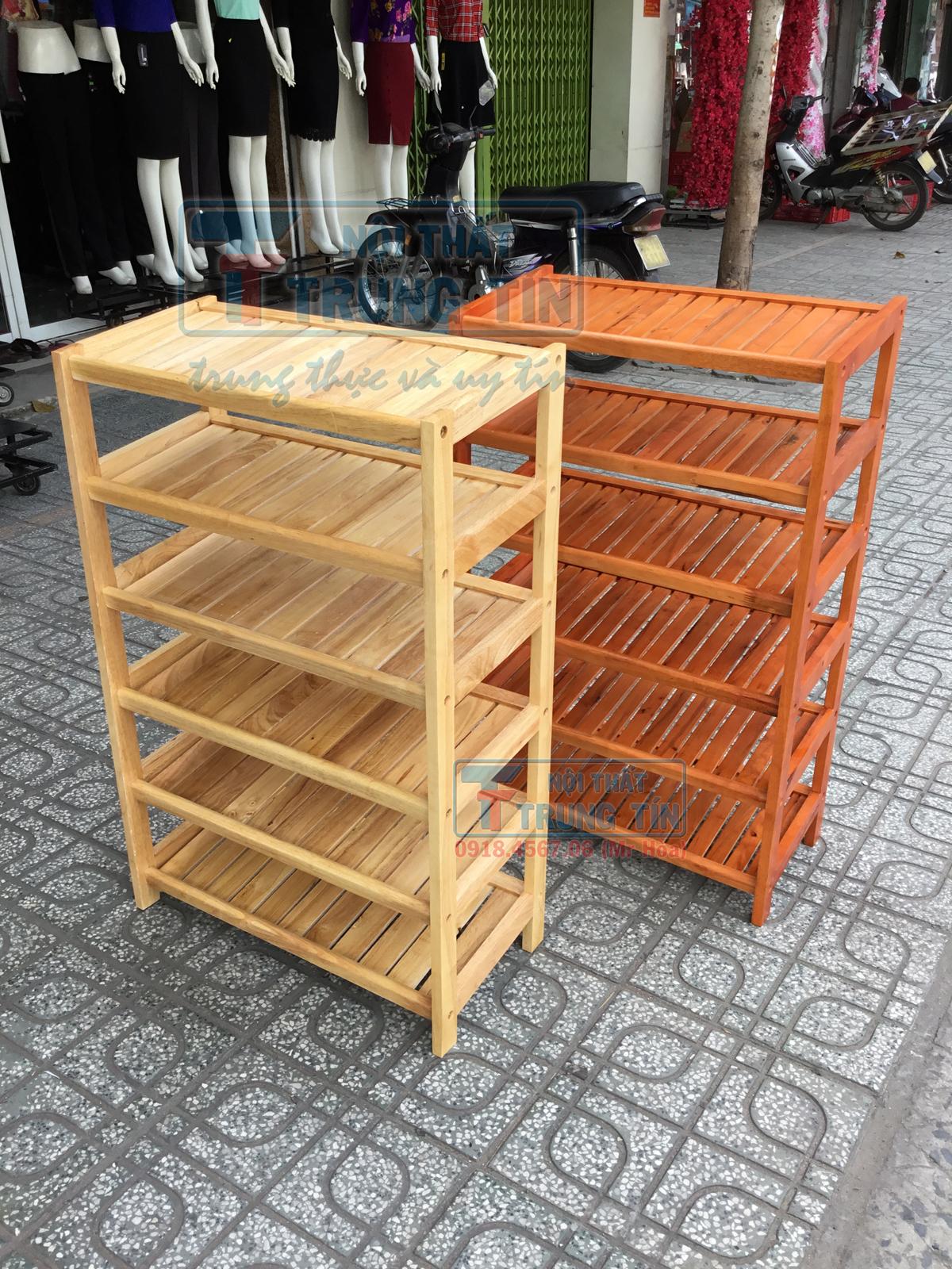 [HCM]kệ để giày dép gỗ 6 tầng ngang 60 cm