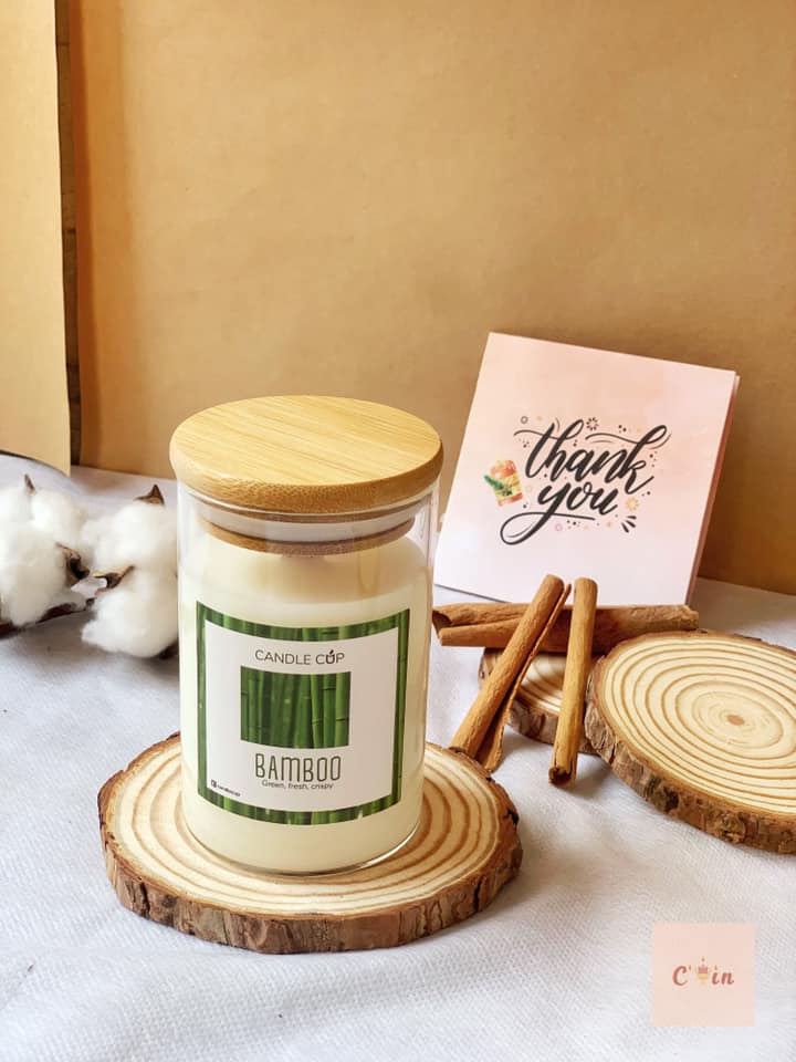 Đế Gỗ Nến Thơm Đế Lót Ly Tròn Bằng Gỗ Tự Nhiên Đa Chức Năng Tiện Dụng Trang Nhã