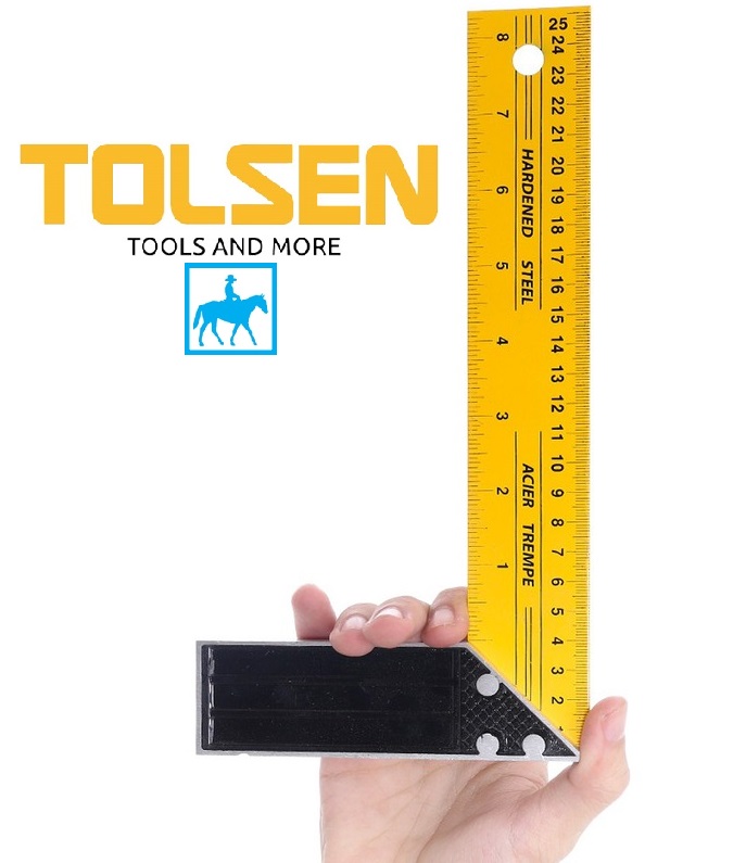 Tolsen Wadfow 35080 250mm 10Inch Square Angle Ruler