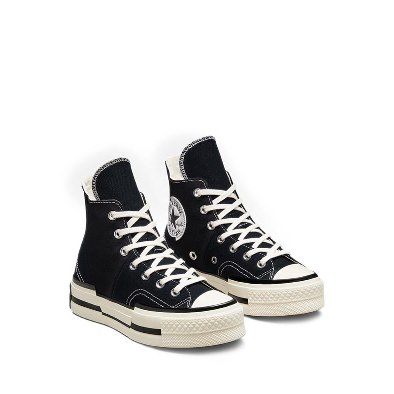 Converse Chuck 70 Plus Canvas Unisex Sneakers - Black
