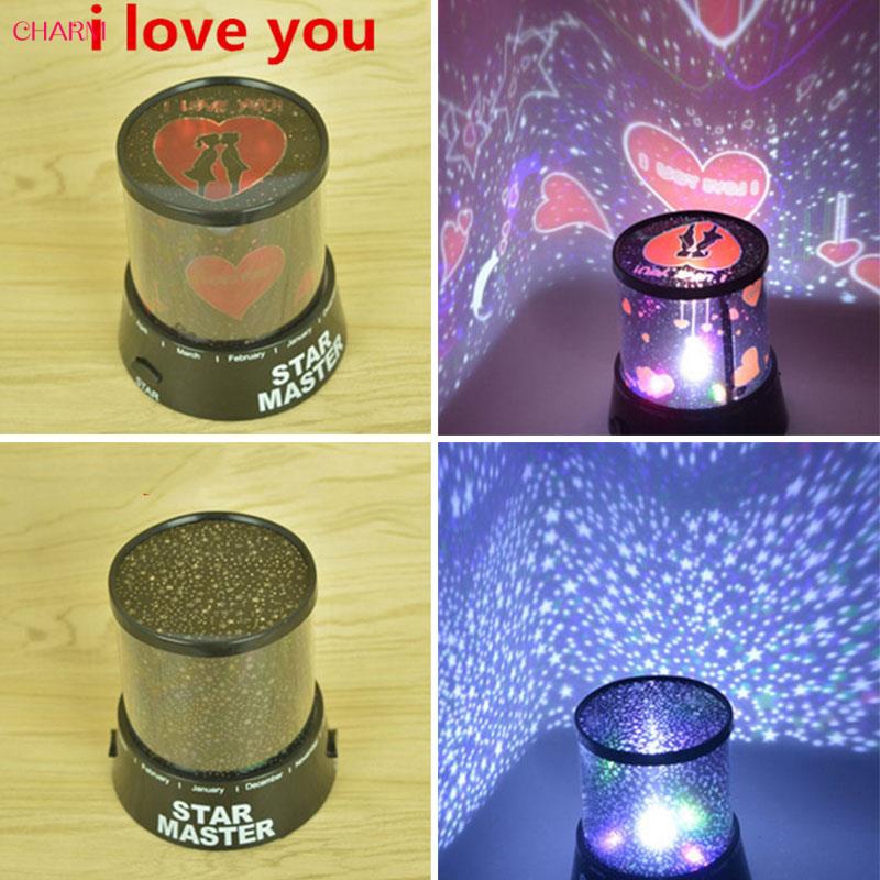 Đèn LED chiếu sao tình yêu I Love You Starry Sky trang trí giáng sinh