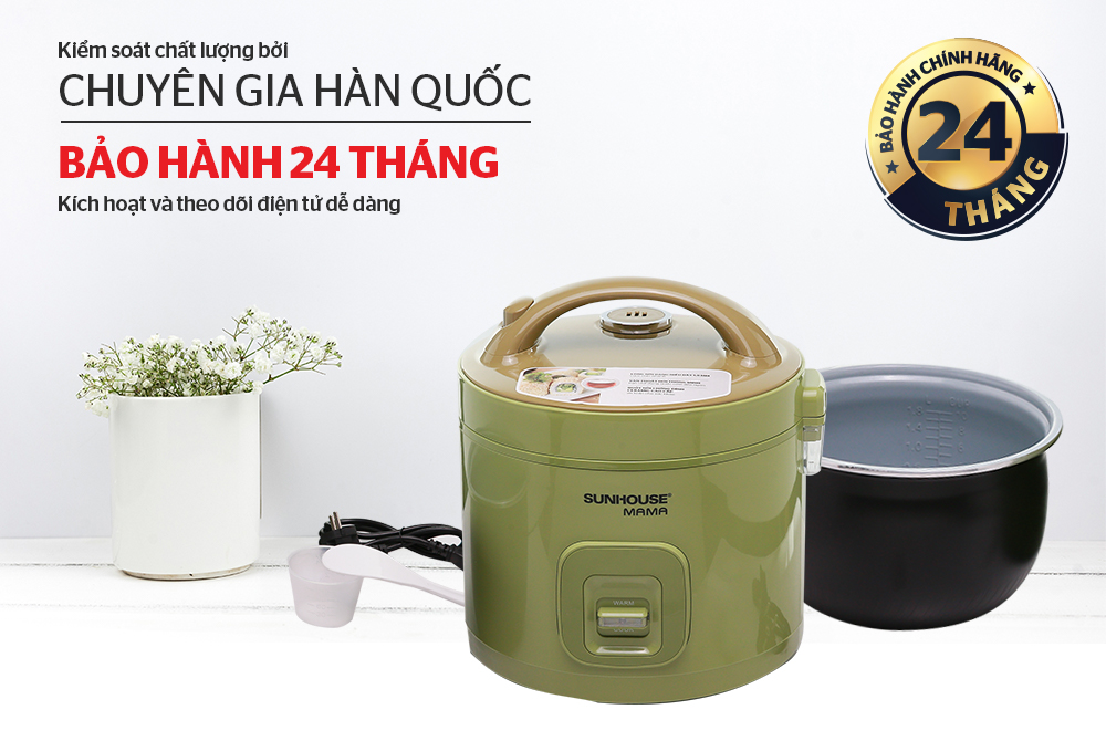 Nồi cơm điện 1,2L Sunhouse Mama SHD8265G