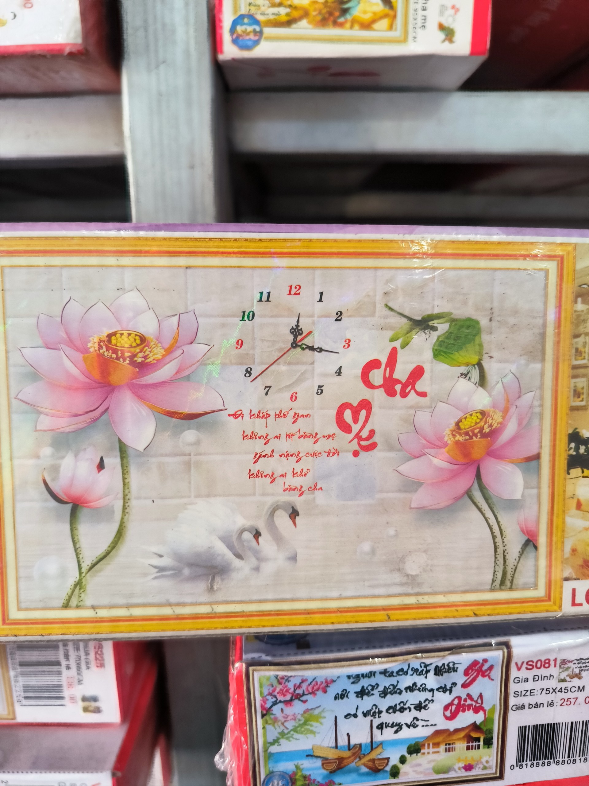 Tranh đính đá Cha Mẹ DF131 (75x48cm)