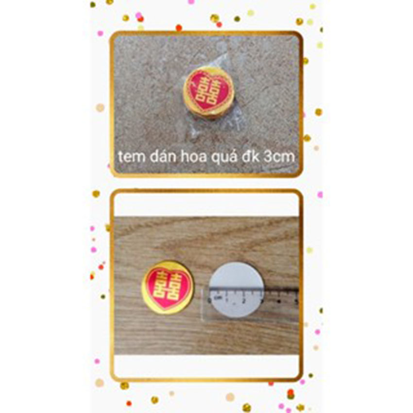 Hỷ tim dán cau & Hỷ dán hoa quả