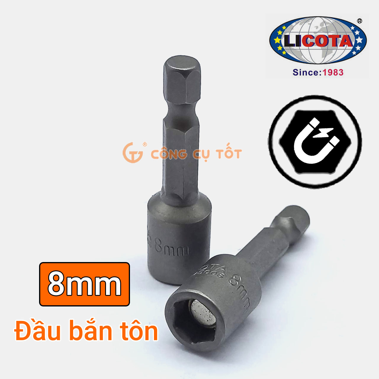 Đầu bắn tôn Licota 8mm
