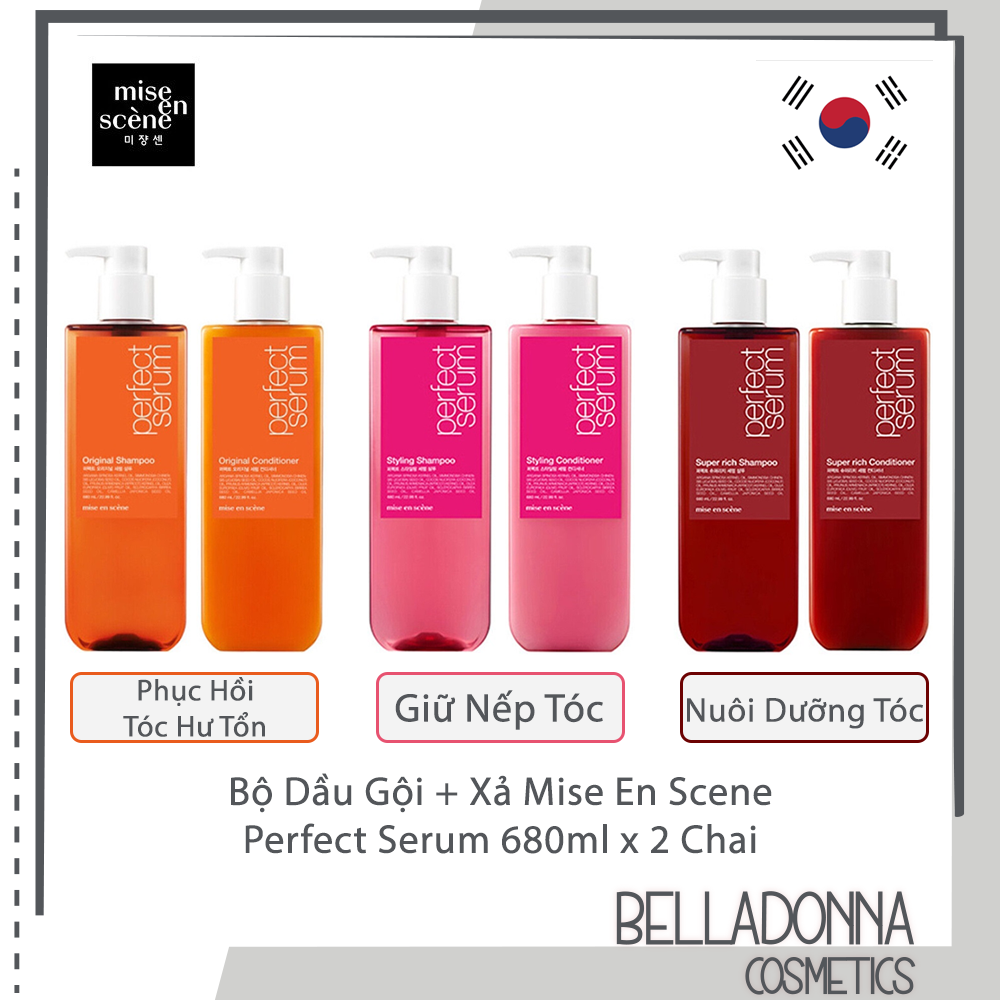 Mise En Scene Perfect Serum 680ml x 2 Chai