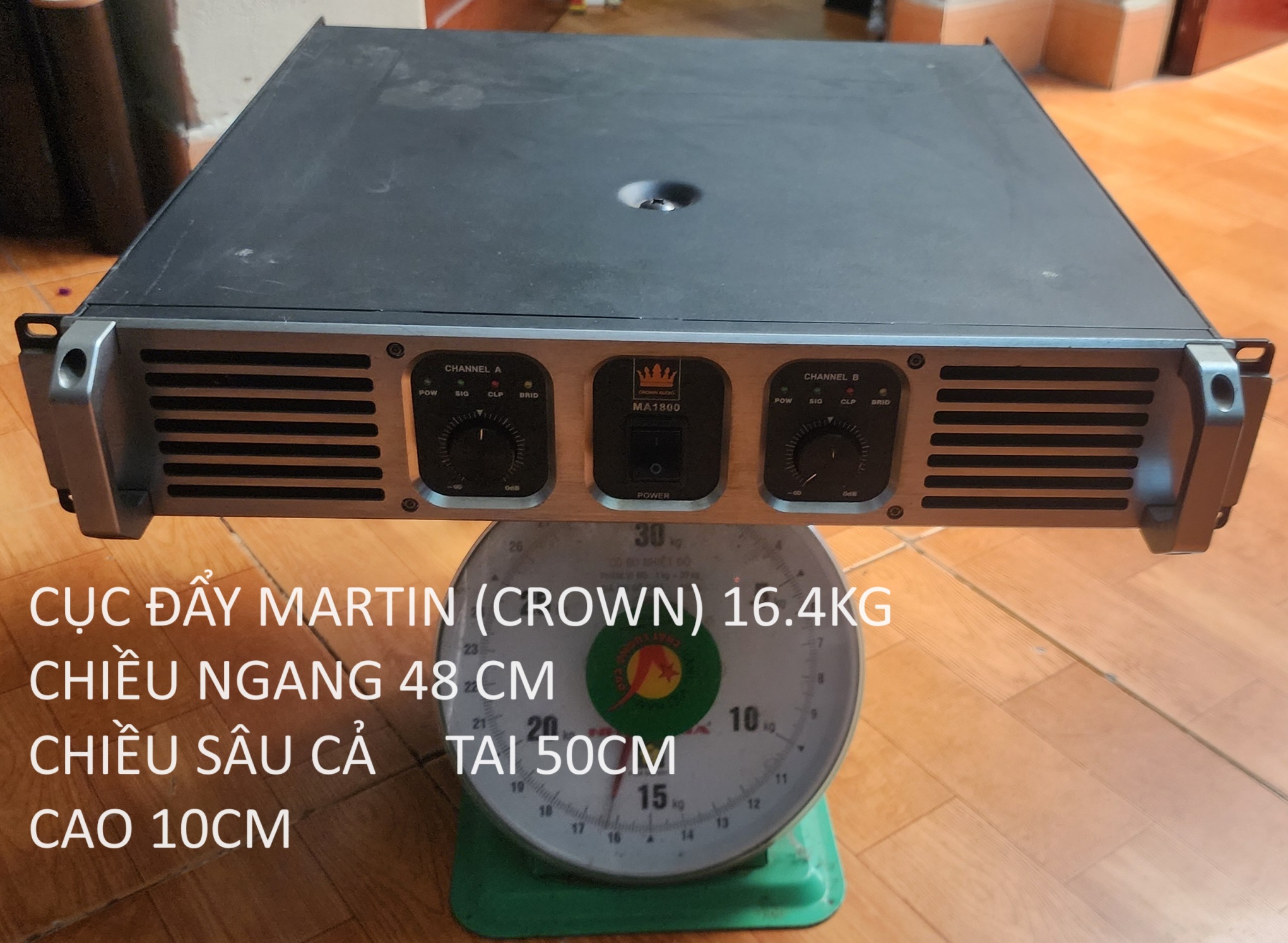 Main Cục Đẩy Công Suất MARTIN & CROWN HÀNG BÃI XỊN