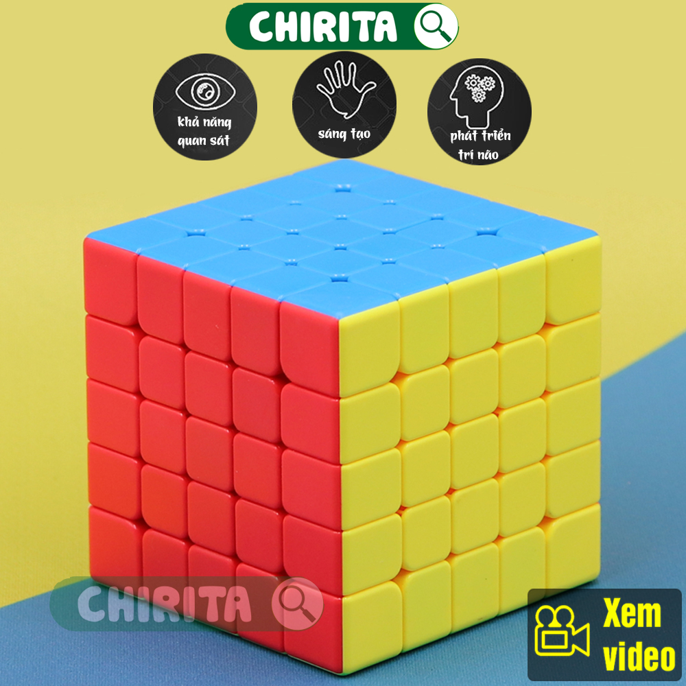 Đồ play Rubik's Cube 5x5 Don't lacing type swell-Rubik's Cube 5x5 rotating slippery, department of Rubik's Cube cheap, checkered flange, đồ play children Chirita (shop have sale Rubik variants, Rubik's cube 3x3 cheap, rubik's Cube 2x2, Rubik's Cube 4x4,.)