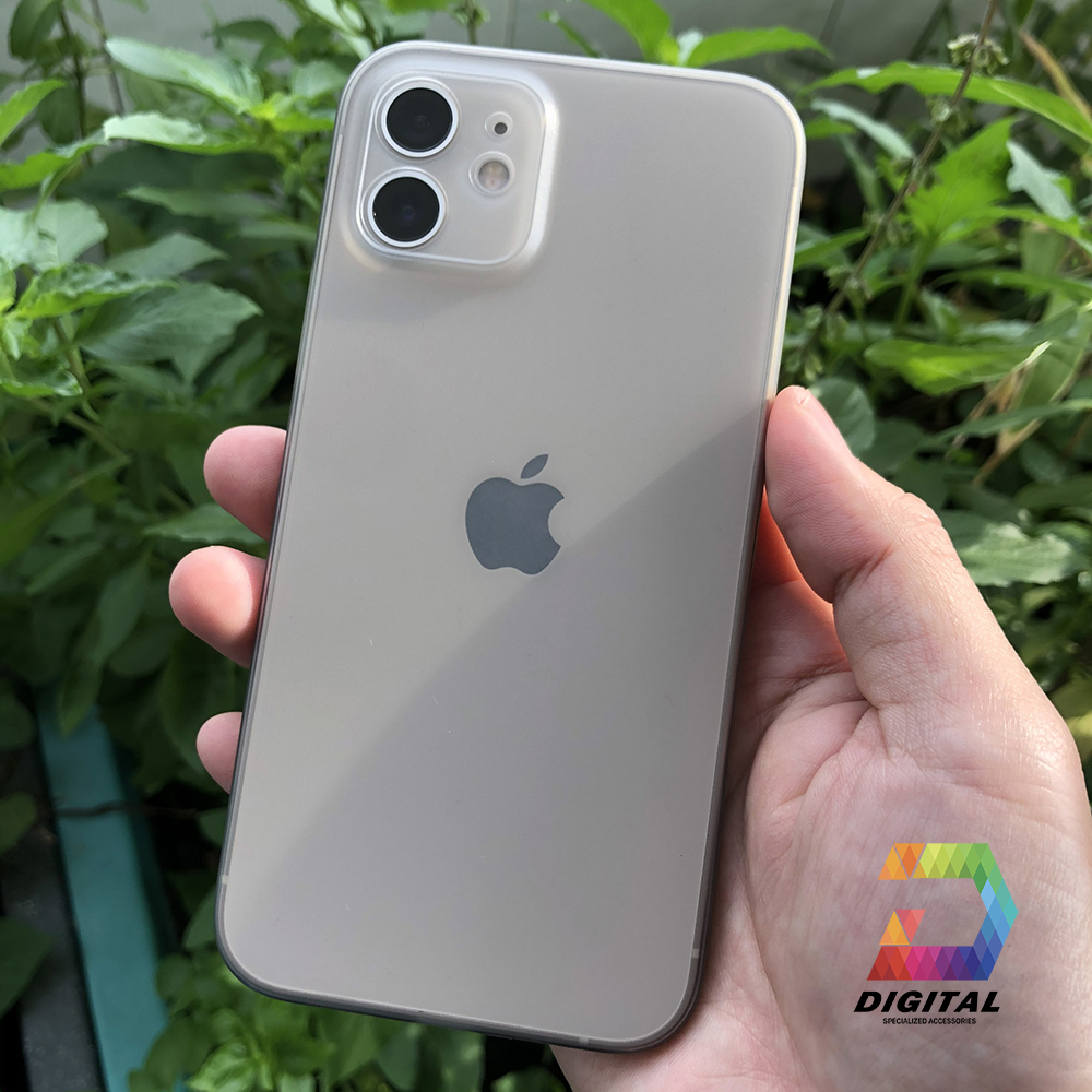 Combo 2 Ốp Lưng Trong Nhám Unibody iPhone 12 Siêu Mỏng