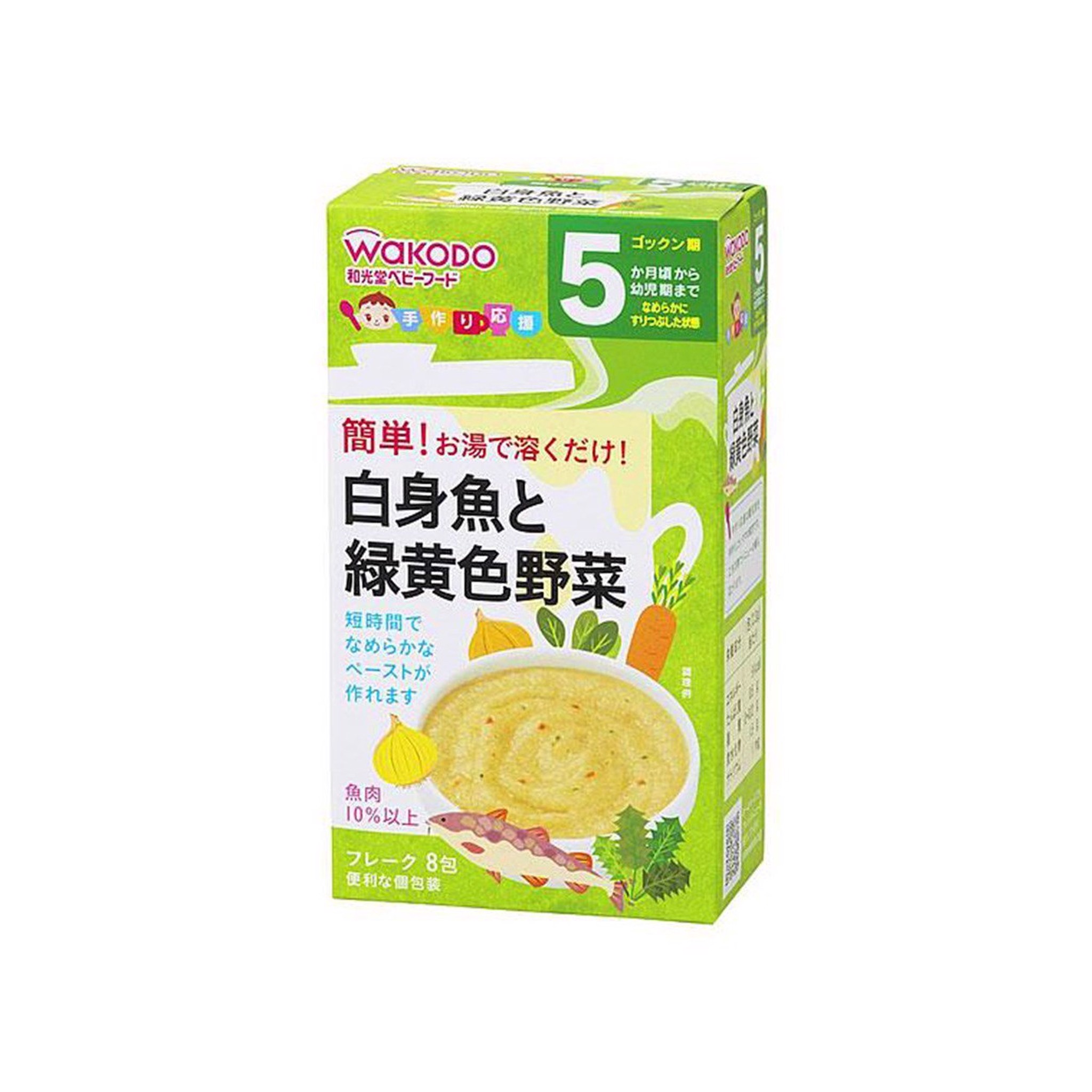 Bột ăn dặm Wakodo cho bé từ 5 tháng - Nhật Bản