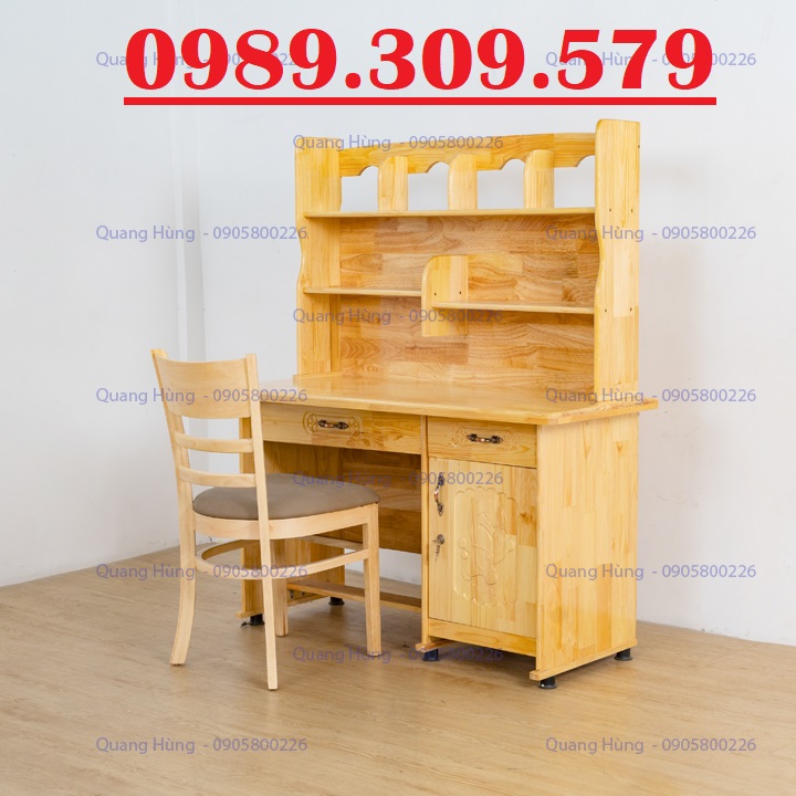 Bàn học sinh gỗ tự nhiên