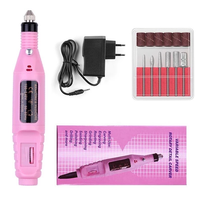 Máy mài móng tay làm nail phá bột, mài mịn