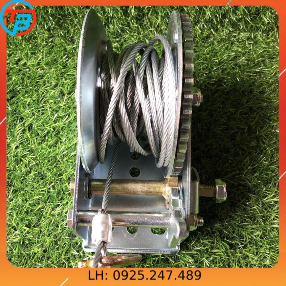 Tời quay tay từ 600 lbs đến 2000 lbs bao gồm dây cáp và móc cẩu cáp thép thái bình vina