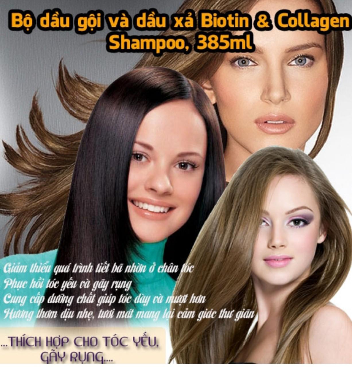[HCM]Dầu Xả Chống Rụng Tóc Biotin Collagen 385ml