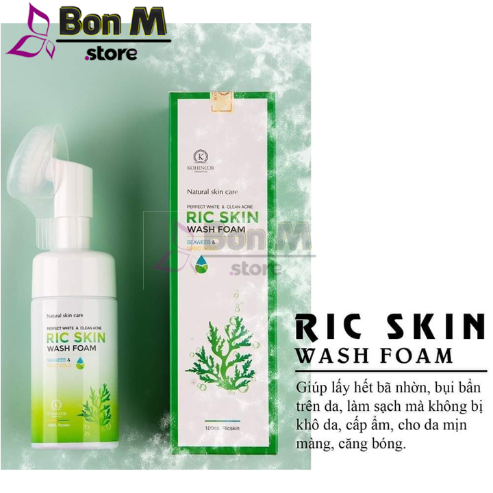 Sữa rửa mặt Ric Skin HA+