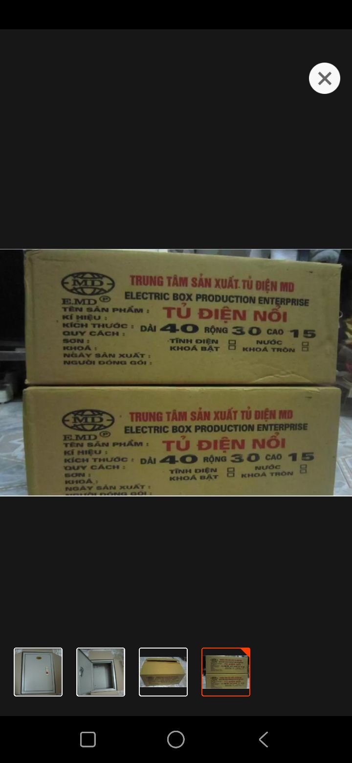 Tủ điện nổi MD  40x30x15.