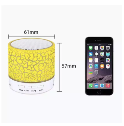 Loa Bluetooth không dây mini có đèn LED nhiều màu ( Bảo Hành 1 đổi 1 )