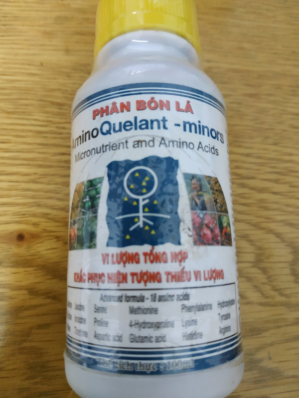 [HCM]Phân bón lá Amino Quelant - minors - chai 100 ml