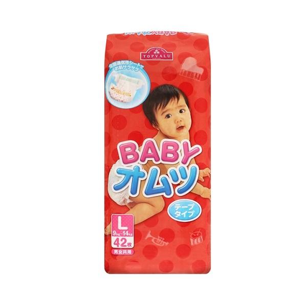 Tã Dán Topvalu L42 (Bé từ 9-14kg) | TopValu L42 TAPE DIAPERS